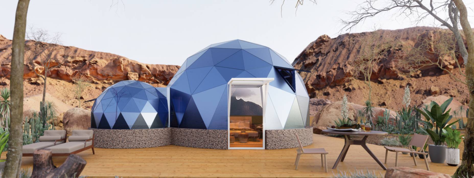 乌尔禾区球形智能光伏玻璃星空房